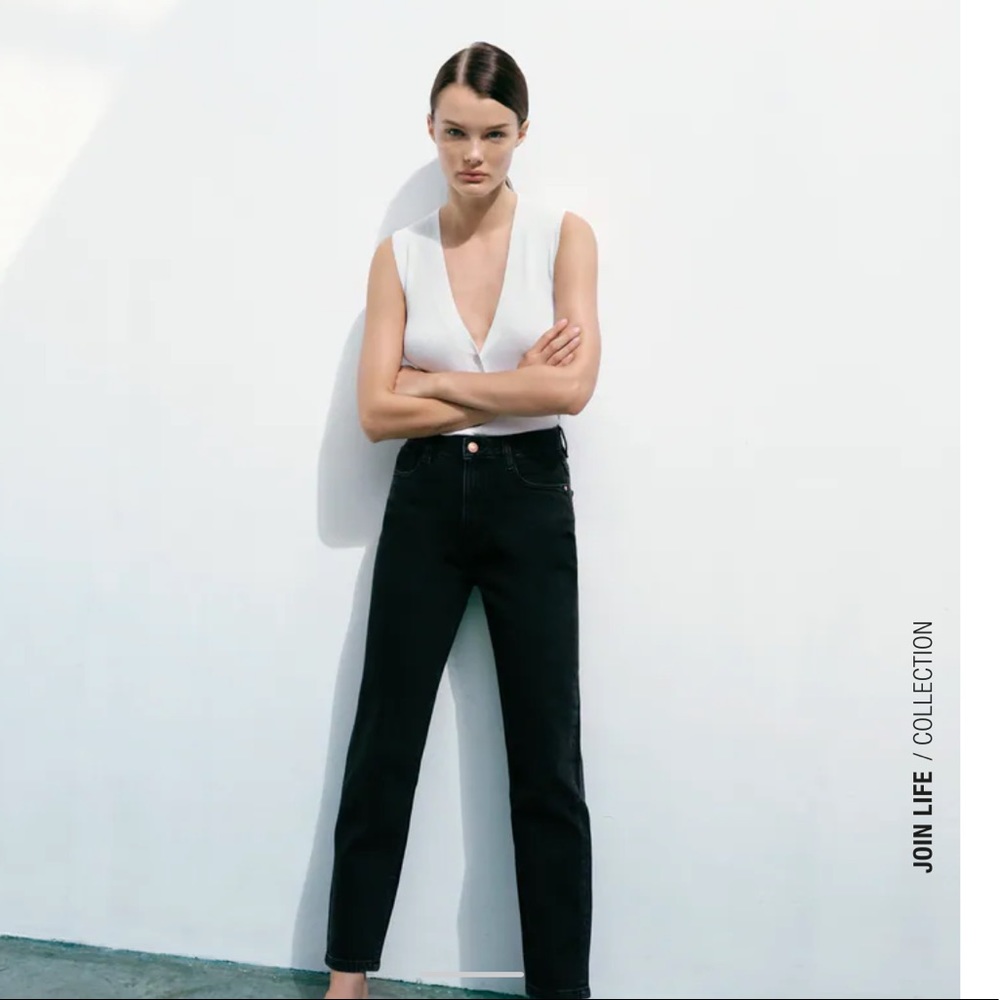 Classic zara mom fit jeans